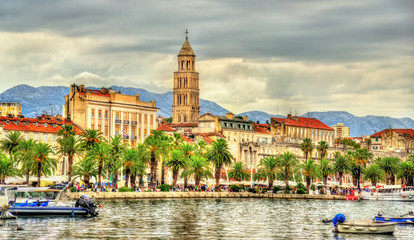 The Riva Embankment of Split - Croatia