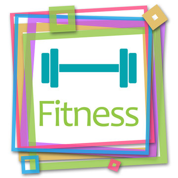 Fitness Colorful Frame 