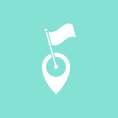 Map pin icon.