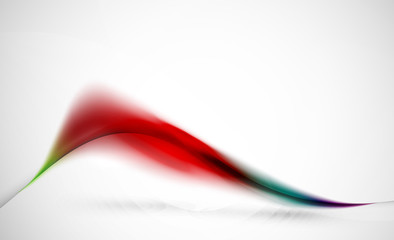 Wave abstract background. Business hi-tech presentation template or advertising layout