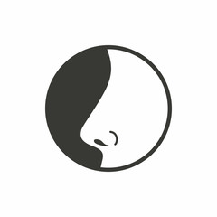 Nose  icon.