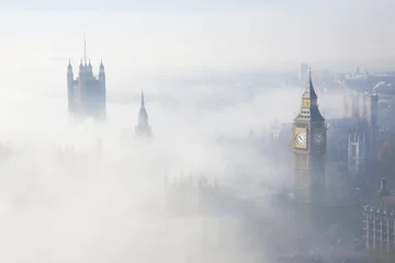 Zelfklevend Fotobehang Zware mist treft Londen © Sampajano-Anizza