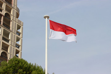 Flag of Monaco