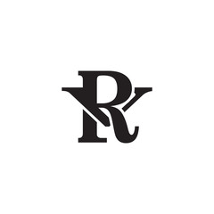 Letter V and R monogram logo