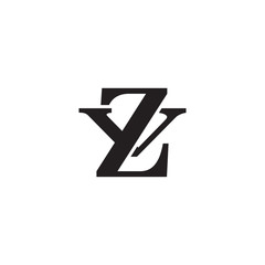 Letter V and Z monogram logo