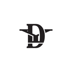 Letter Y and D monogram logo