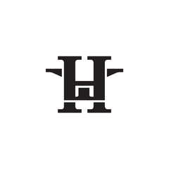 Letter Y and H monogram logo