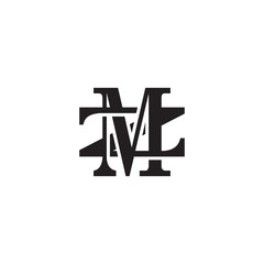 Letter Z and M monogram logo