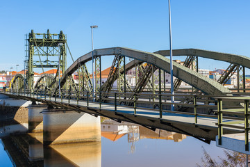 Bridge over Sado river. Alcacer do Sal, Portugal