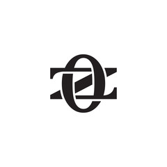 Letter Z and O monogram logo
