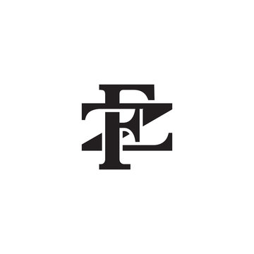 Letter Z and F monogram logo