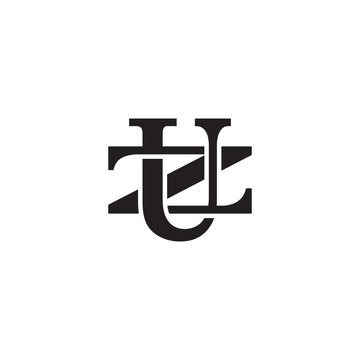 Letter Z and U monogram logo