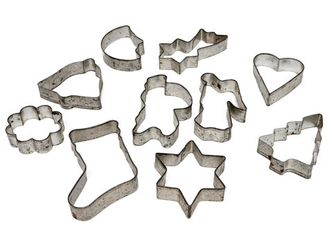 6-teiliges Ausstechformen-Set Aus Edelstahl – Größen 4,1 Bis 10,7 Cm, Plaketten-Design, Für Kekse & Fondant