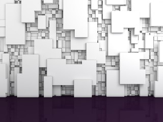 Fototapeta premium Abstract interior composition.