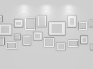 3d rendered modern interior.