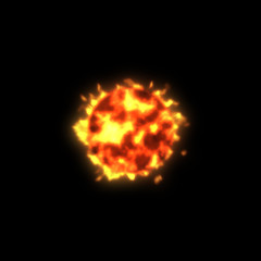 Fire ball sun