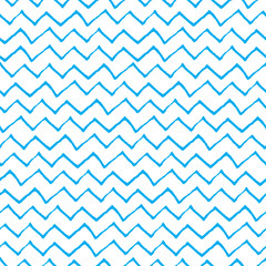 Blue Refracted Lines Pattern on White Background