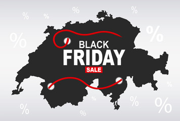Black Friday Map - Switzerland