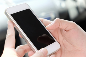 phone call in the car.