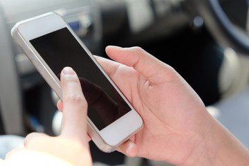 phone call in the car.