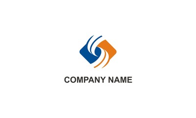  circle square business finance company logo