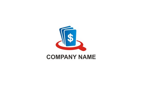 dollar money search company logo