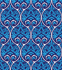 Classical ornate seamless pattern background