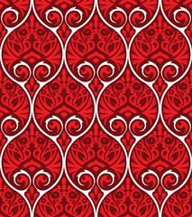 Classical ornate seamless pattern background