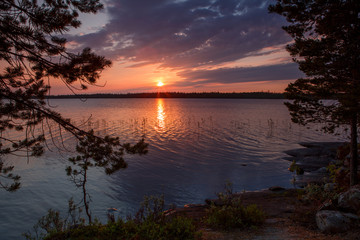 Fototapeta na wymiar Karelian landscape