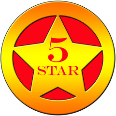 5 Star Badge