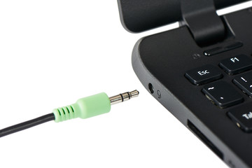 stereo audio terminal of laptop