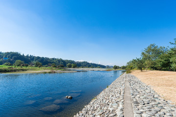 多摩川　河川敷
