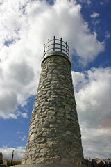 Fire beacon in a park