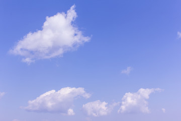 Naklejka na ściany i meble cloud in blue sky
