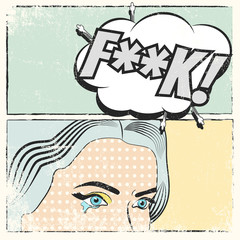 pop art background, illustration in vector format