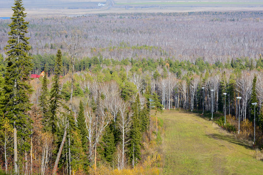 The view from the top of the mountain