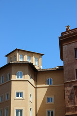 Fototapeta na wymiar Rome,Italy,houses,Piazza Navona.
