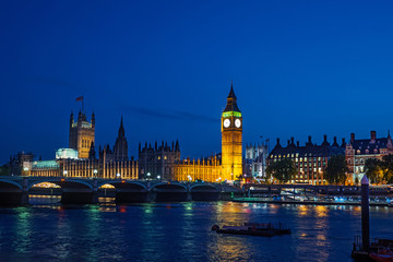 Fototapeta premium Westminster Bridge in London. 