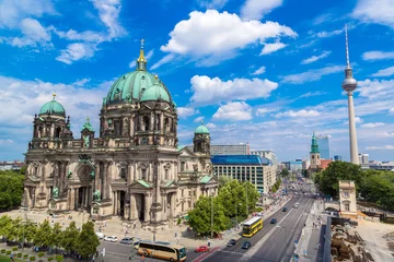 Gordijnen Uitzicht op de kathedraal van Berlijn © Sergii Figurnyi
