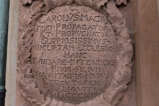 Carolingian Westwork and Civitas Corvey, A World Heritage Site near H&ouml;xter in Germany on the Camino de Santiago 