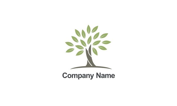 tree abstract organic nature company logo