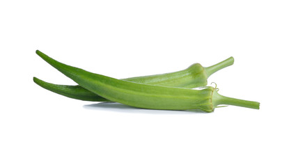 Fototapeta premium Okras on white background