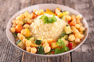 couscous and vegetable