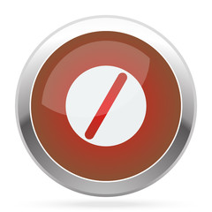 White Pill icon on red web app button