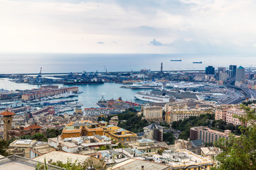 Port of Genoa in Italy
