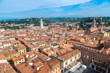 Deurstickers Aerial view of Verona, Italy © Sergii Figurnyi