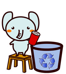 リサイクルする動物シリーズ