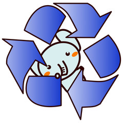 リサイクルする動物シリーズ