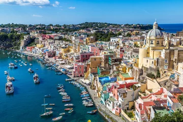 Abwaschbare Fototapete Neapel Insel Procida in Italien