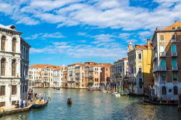 Gondola on Canal Grande in Venice